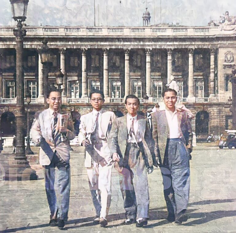 Malay Elites at the seat of the Empire, circa 1948